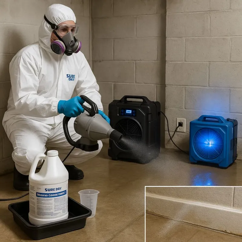 Sanitization and Odor Removal process in Camp Lake, WI