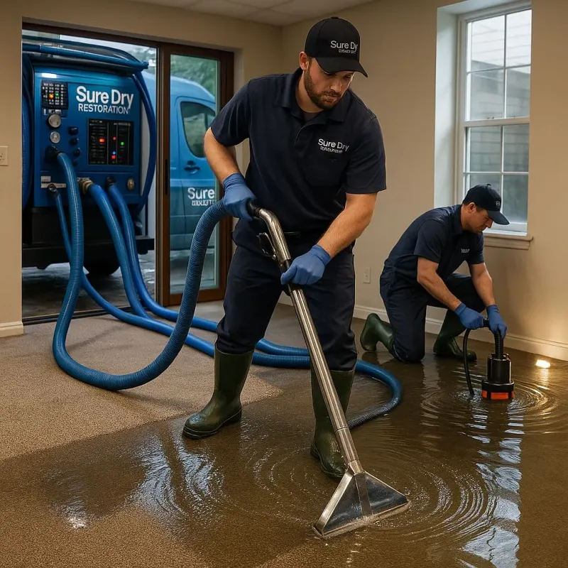 Water Extraction and Removal process in Camp Lake, WI